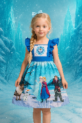 Sleeveless Frozen Dress