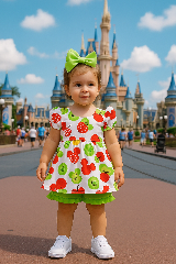 Sweet Minnie Ruffle Short Set