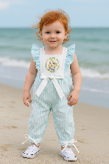 Ariel Ruffle Romper Set