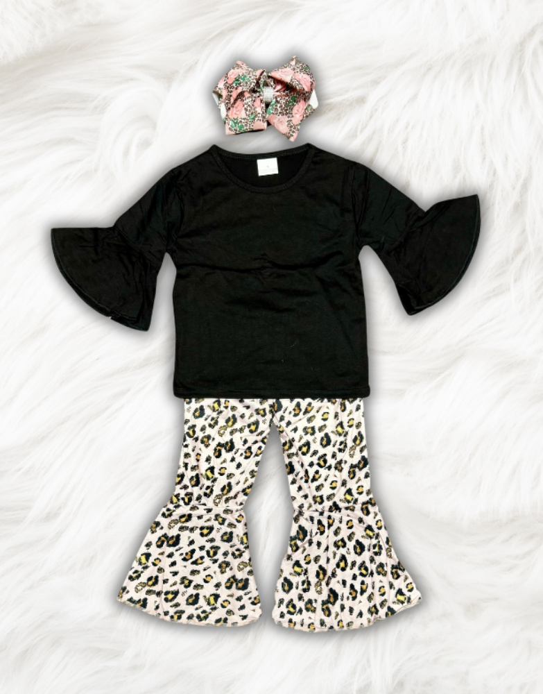 Cheetah Pants Set