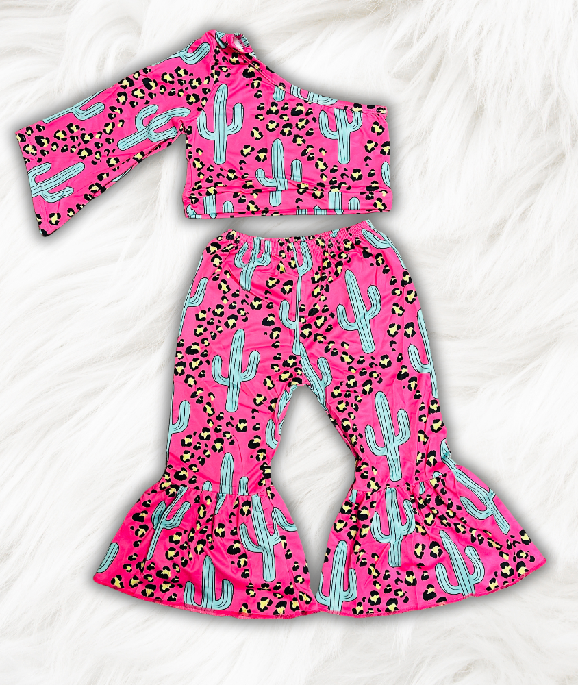 Pink Cactus Bell Set
