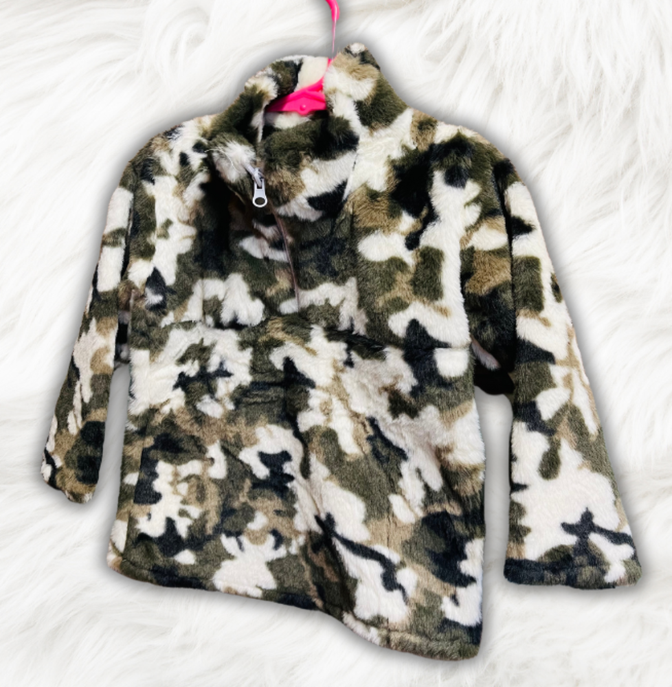 Camo Pullover Jacket