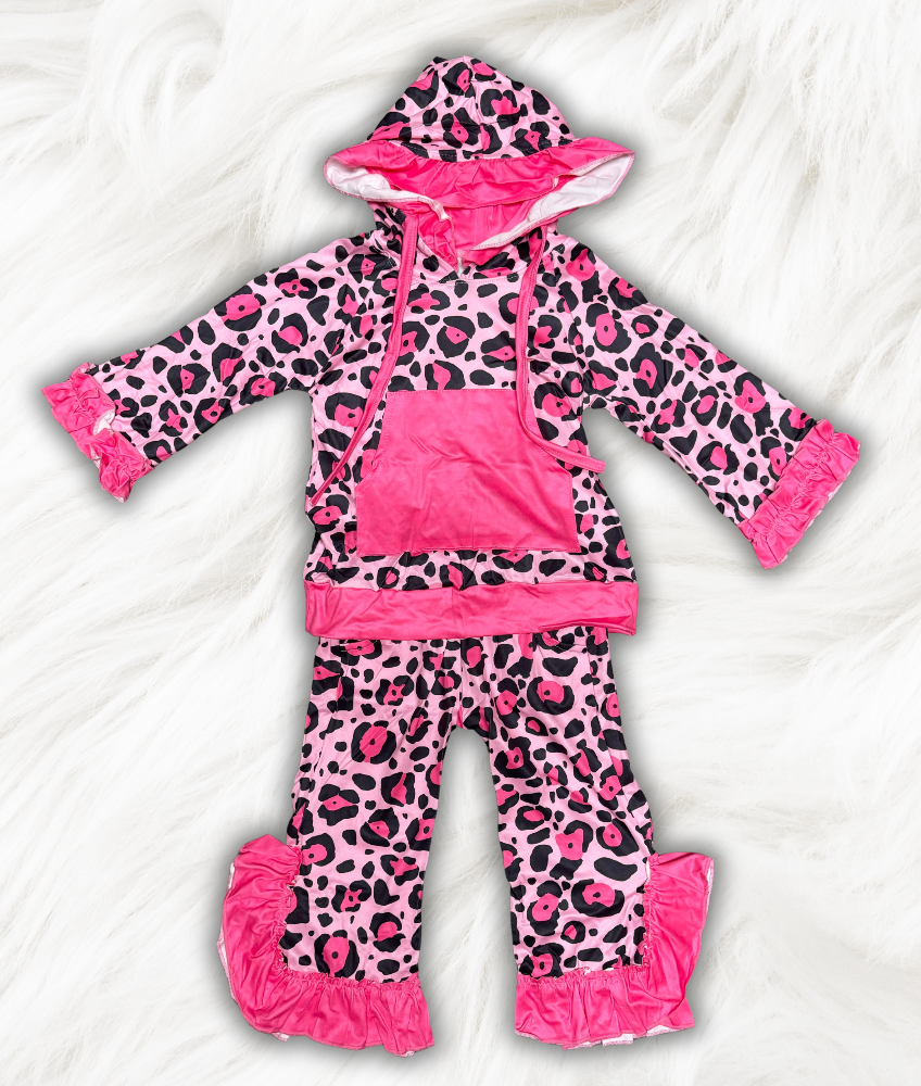 Pink Cheetah/Leopard Hoodie