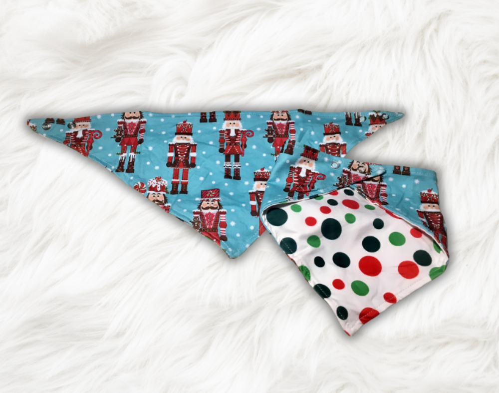 Reversible Christmas Bib