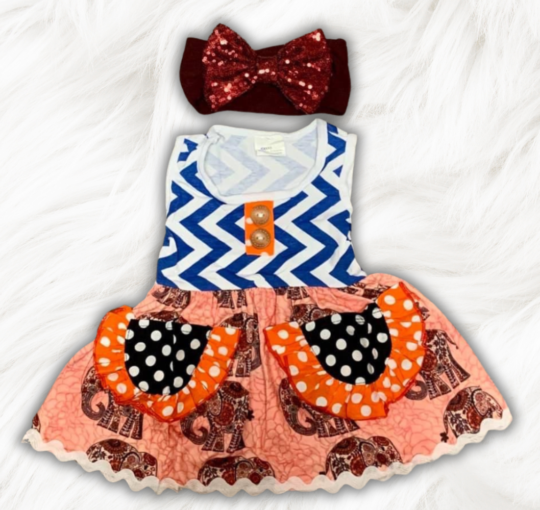 Elephant Panel Dress