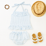 Seaside Sweetheart Ruffle Swim Set