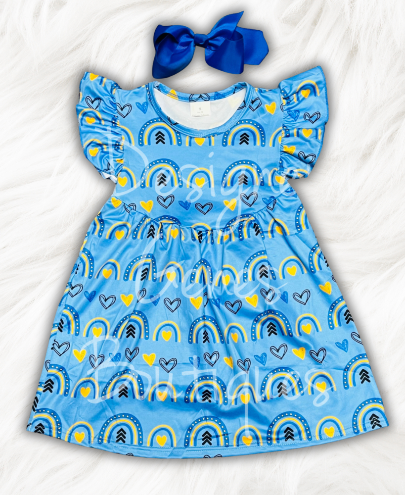 Custom Ladies Lucky Rainbow Dress