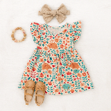 Hedgehog Garden Flutter Dress