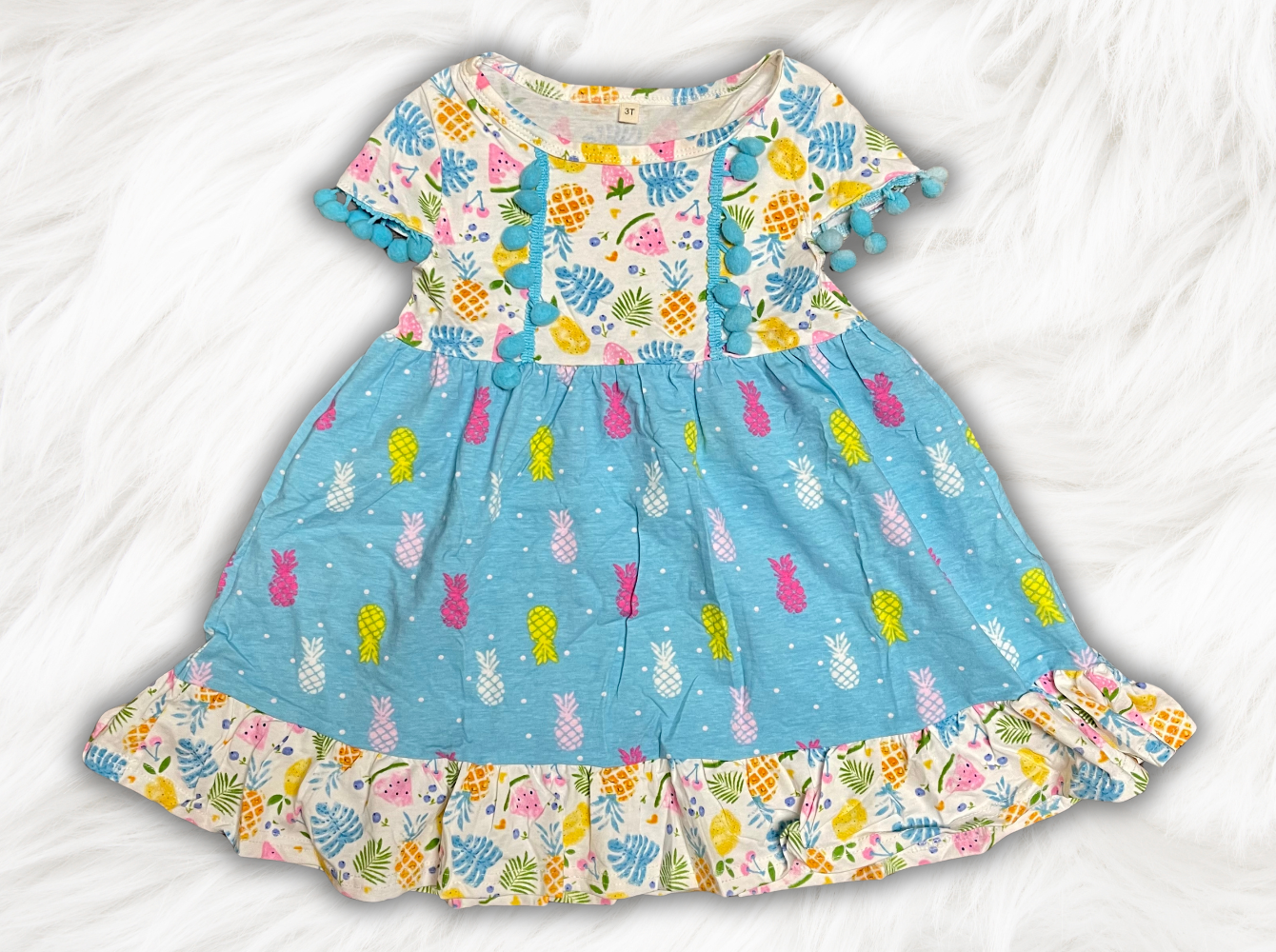 Pom Pom Pineapple Dress