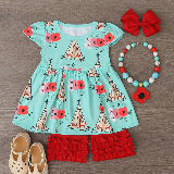 Teepee Dreams Ruffle Short Set