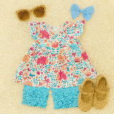 Hedgehog Garden Ruffle Set