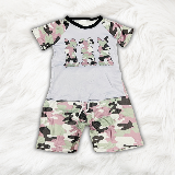 Camo Bunny Shorts Set