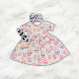 Pastel Easter Egg Twirl Dress