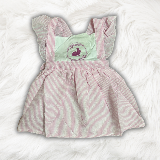 Pink Gingham Bunny Dress