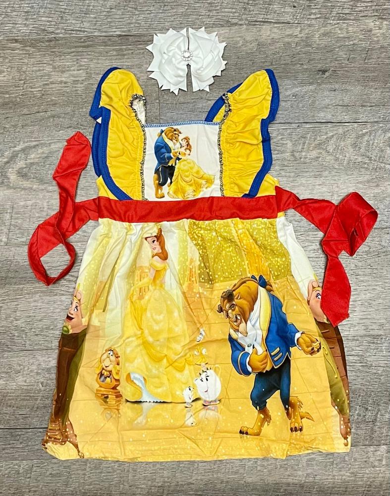 Sleeveless Beauty And The Beast Dress