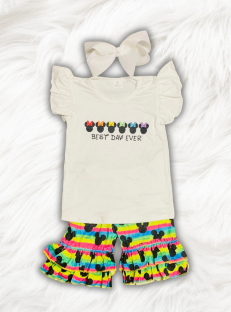 Best Day Ever" Rainbow Mouse Set