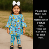 Puppy Pals Bell Sleeve Tunic & Legging Set