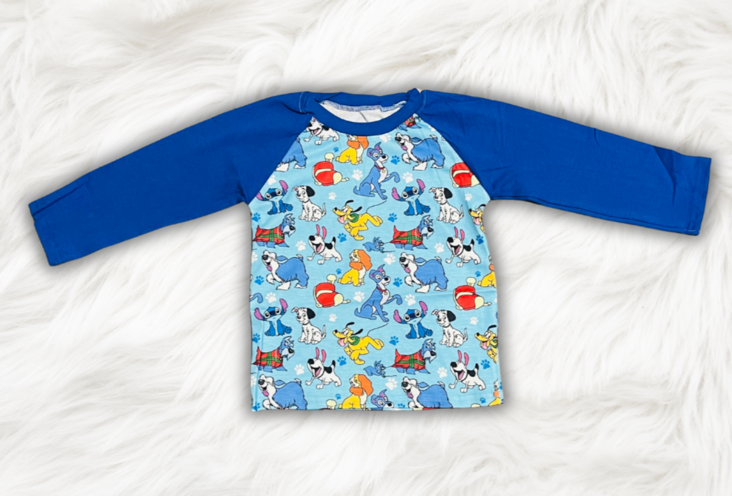 Puppy Pals Long Sleeve Raglan Tee