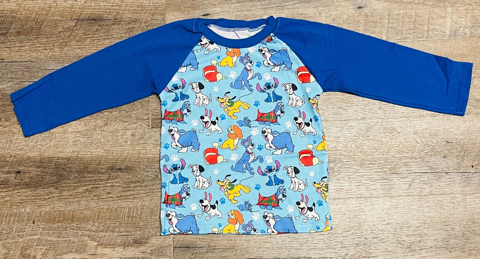 Puppy Pals Long Sleeve Raglan Tee