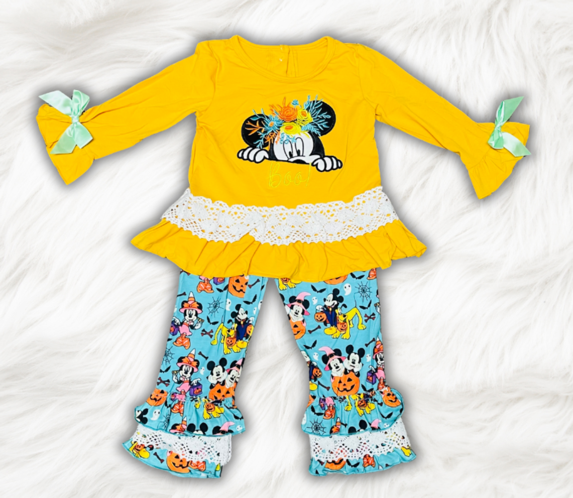 Sweet and Spooky Mouse Pants Set