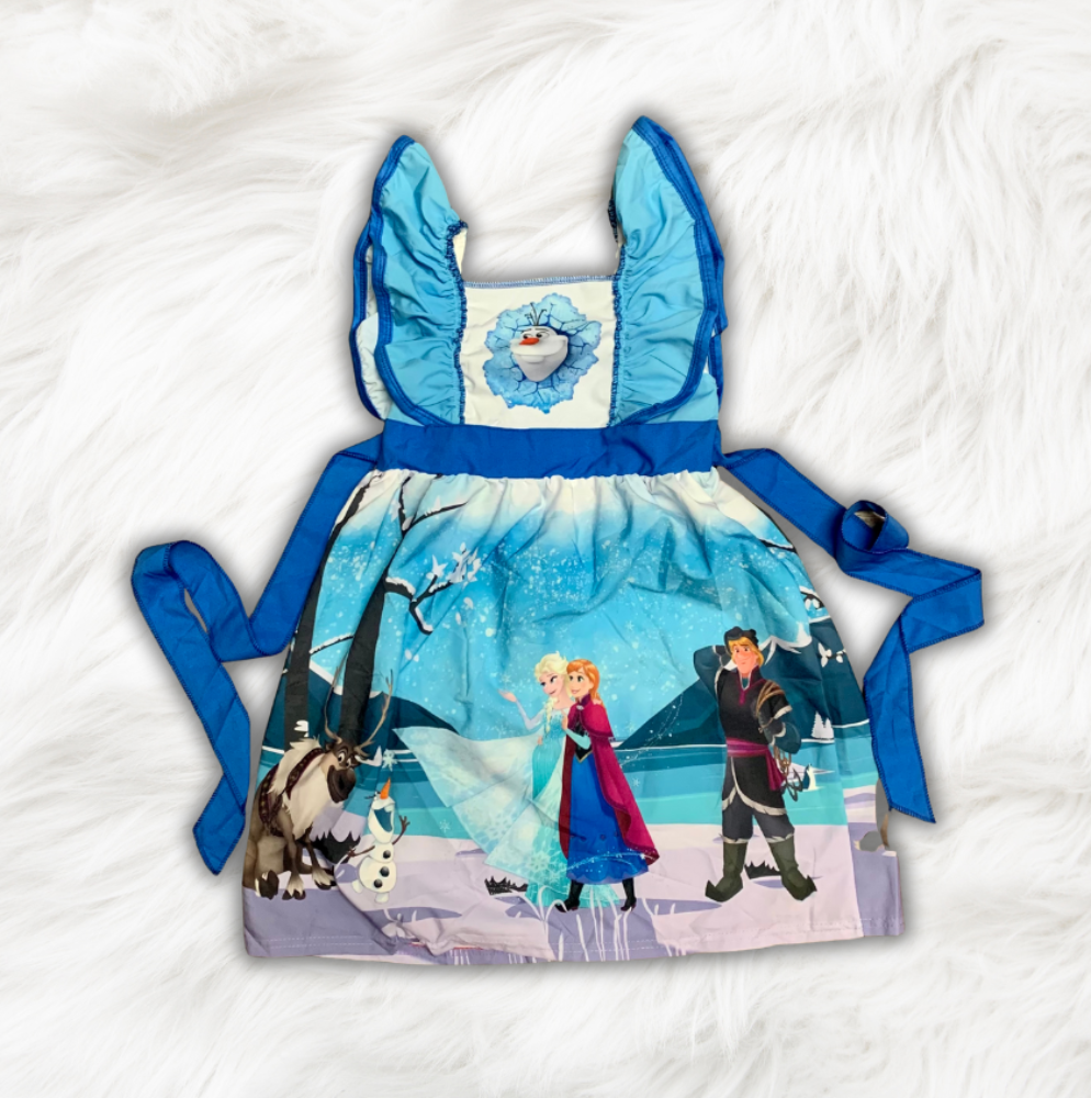 Sleeveless Frozen Dress