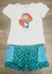 Little Mermaid Shorts Set