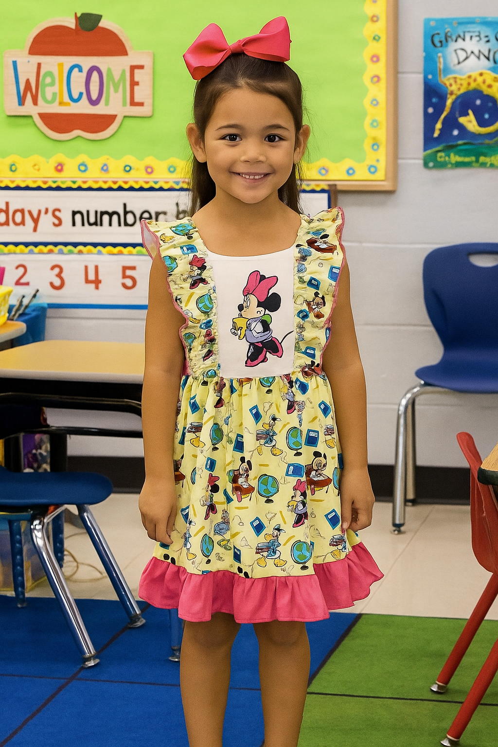 Minnie & Friends Back-to-School Dress