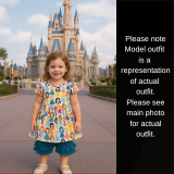 Charming Princess Ruffle Short Set