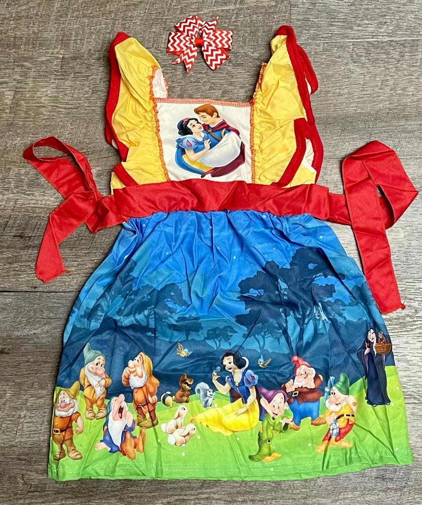 Sleeveless Snow White Dress