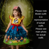 Sleeveless Snow White Dress