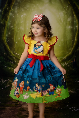 Sleeveless Snow White Dress