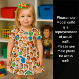 Short Sleeve Toy Story Twirl  Dress