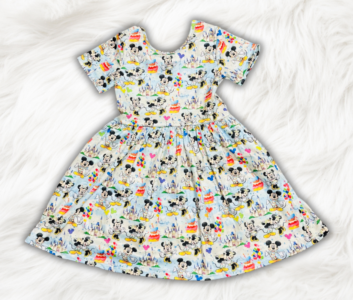 Mouse Celebration Twirl Dress