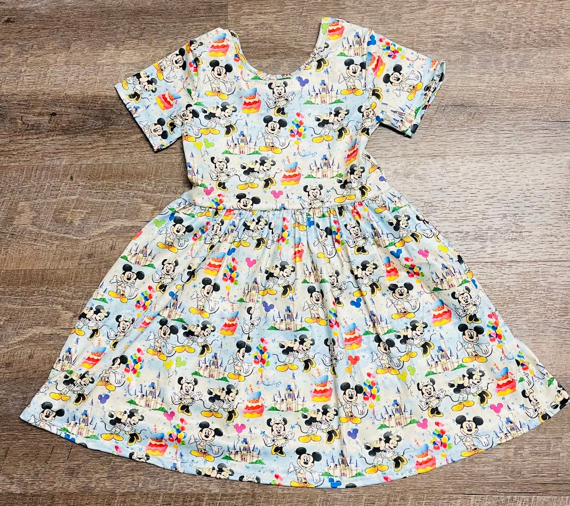 Mouse Celebration Twirl Dress