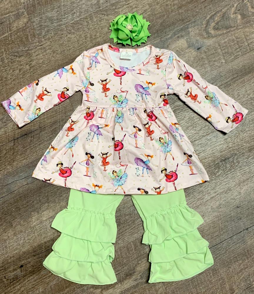 Ballerina Ruffle Set