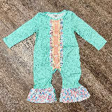 Aqua Blue Romper