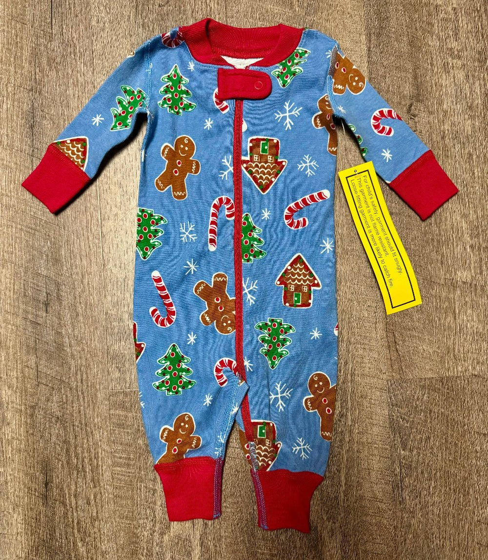 Gingerbread PJ Romper