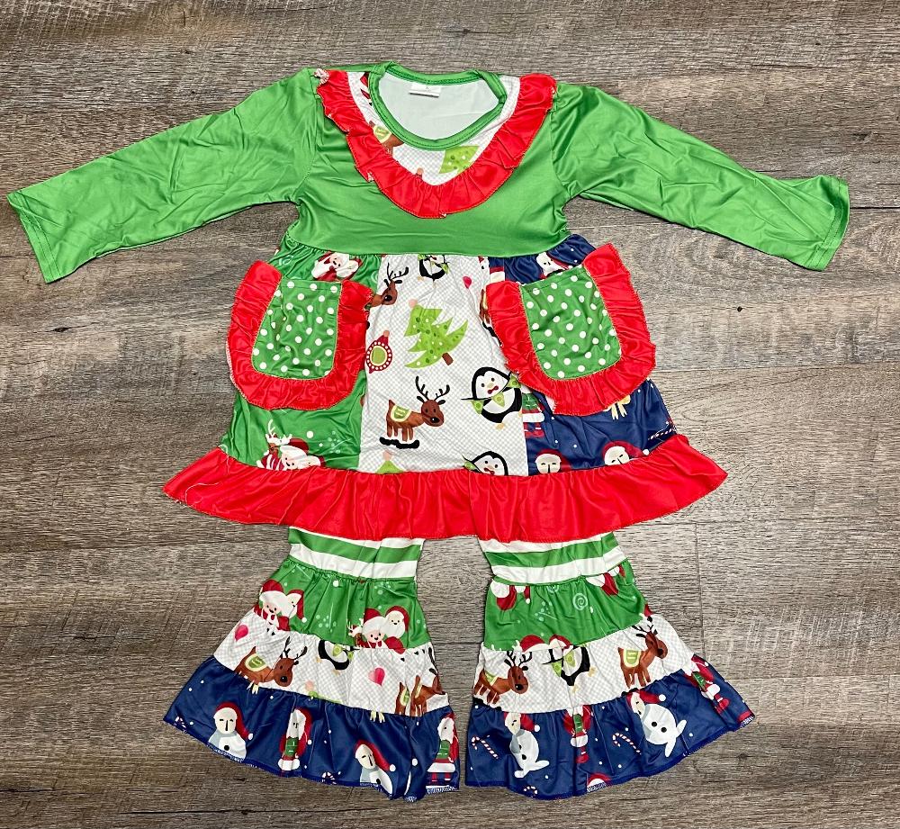 Christmas Ruffle Set