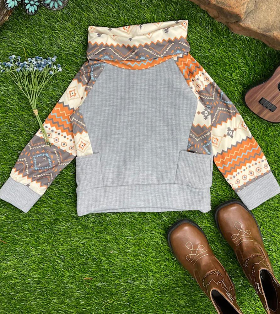 Gray Harvest Sweater