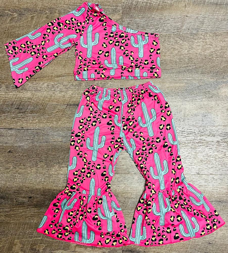Pink Cactus Bell Set