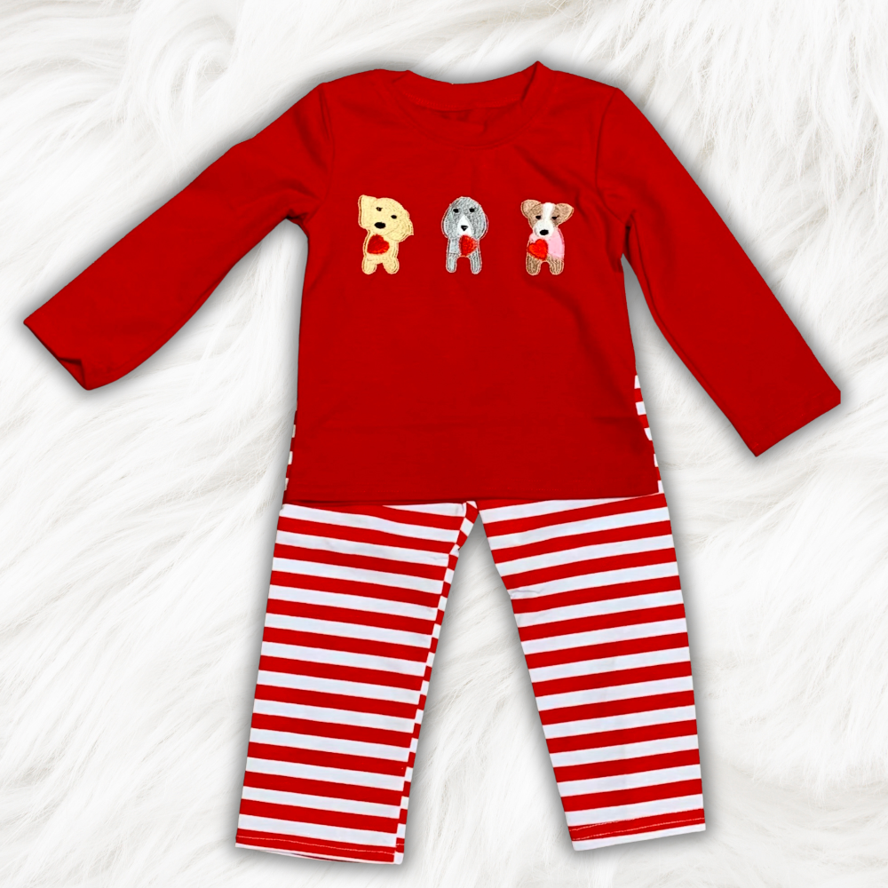 Puppy Pants Set