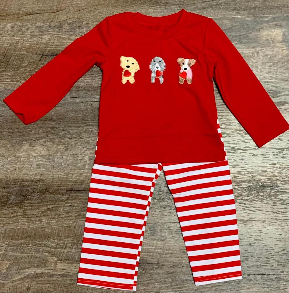 Puppy Pants Set