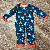 Ocean Friends Ruffle PJ Set
