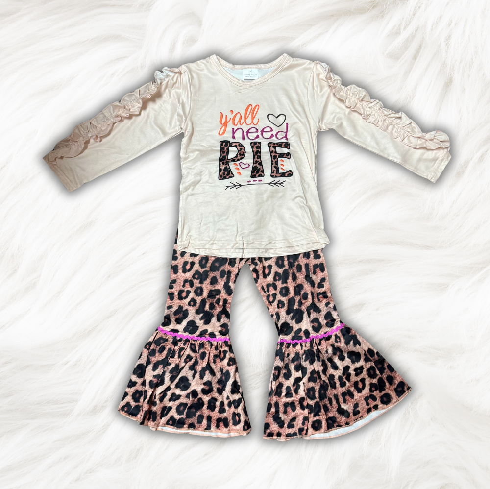 Y'all Need Pie Bell Pants Set