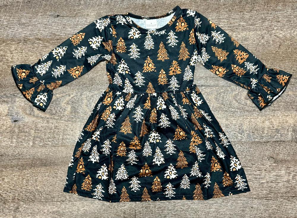 Cheetah Christmas Tree Twirl