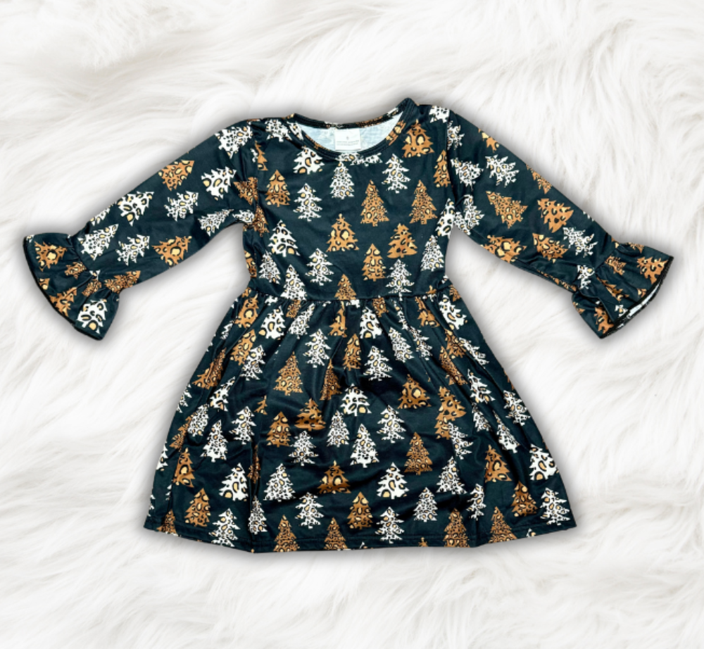 Cheetah Christmas Tree Twirl