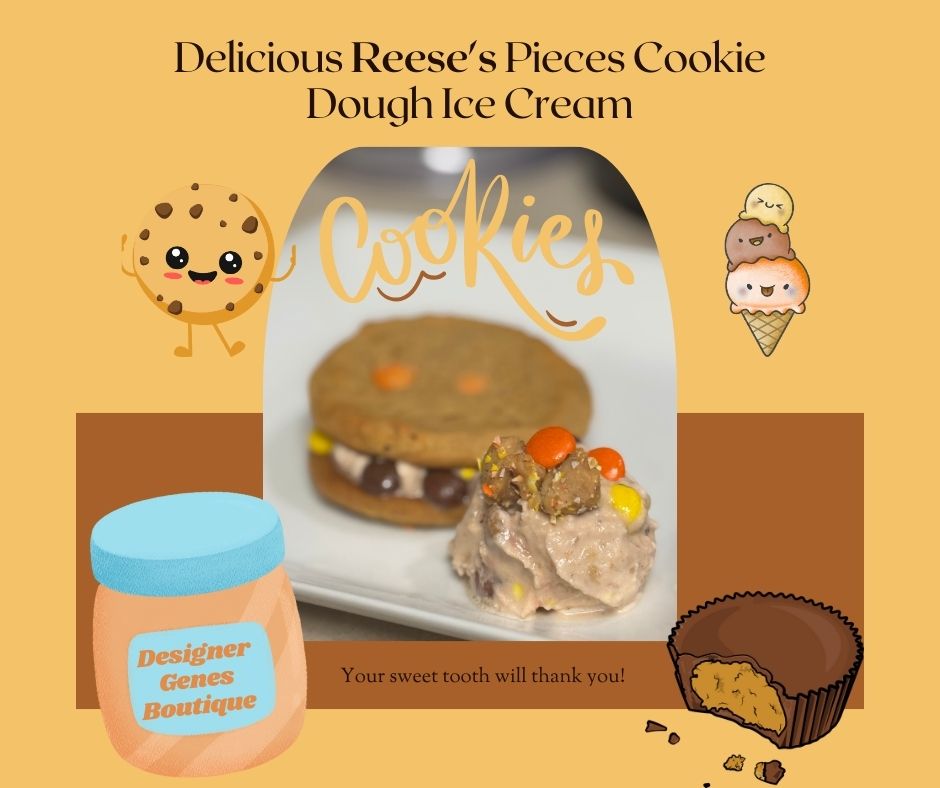 Reese's Pieces Cookie Dough Ice Cream