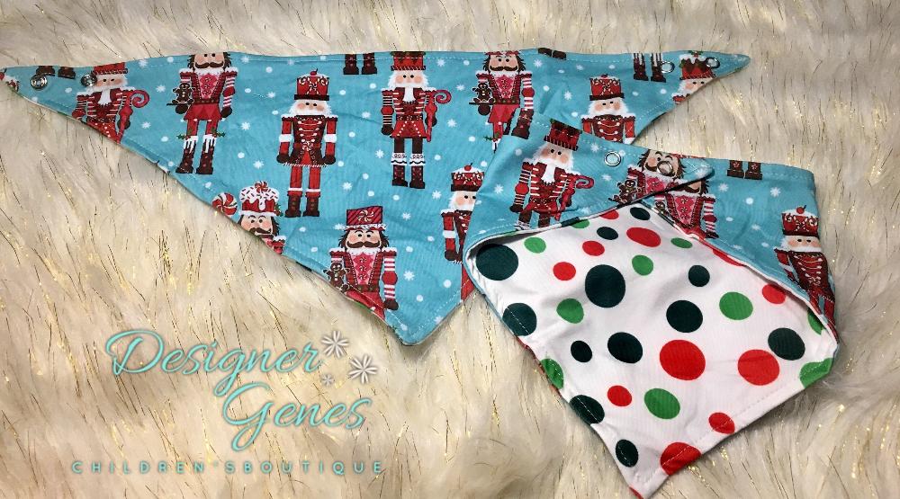 Reversible Christmas Bib