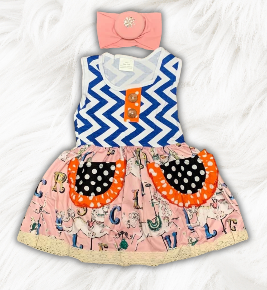 Carousel Panel Dress