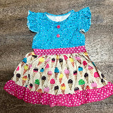 Sprinkle Sweet Ice Cream Dress